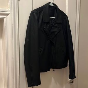 Black vegan leather jacket from BlankNYC-never worn!